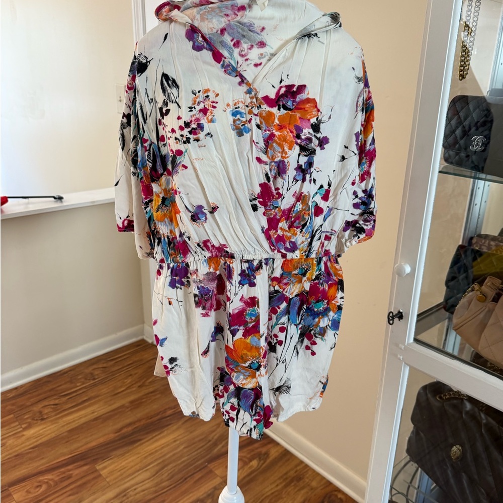 Floral Print Romper